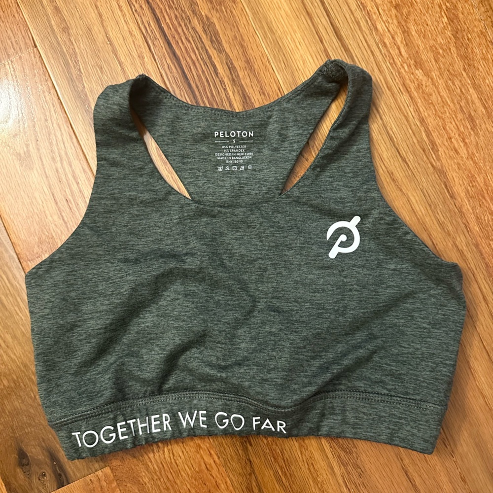 Peloton Green Sports Bra